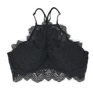 Victoria's Secret PINK High-Neck Eyelash Lace Bra